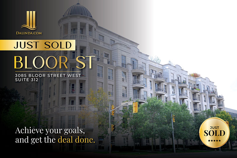 Just Sold - 3085 Bloor Street West, Suite 312